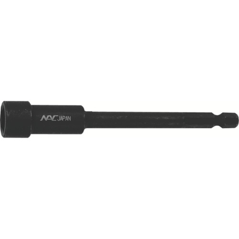 ナック ドライバーソケット 差込6.35x対辺7mmx100L 1本（ご注文単位1本）【直送品】