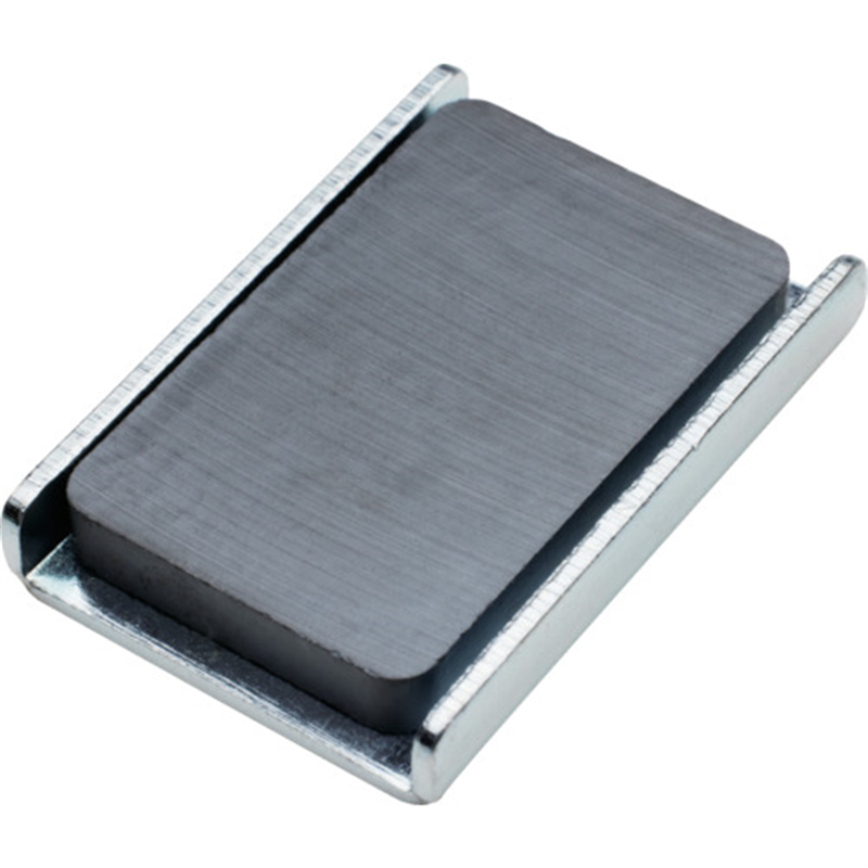 MAGEVER フェライト磁石 キャップマグネット 角型 45L 1個（ご注文単位1個）【直送品】