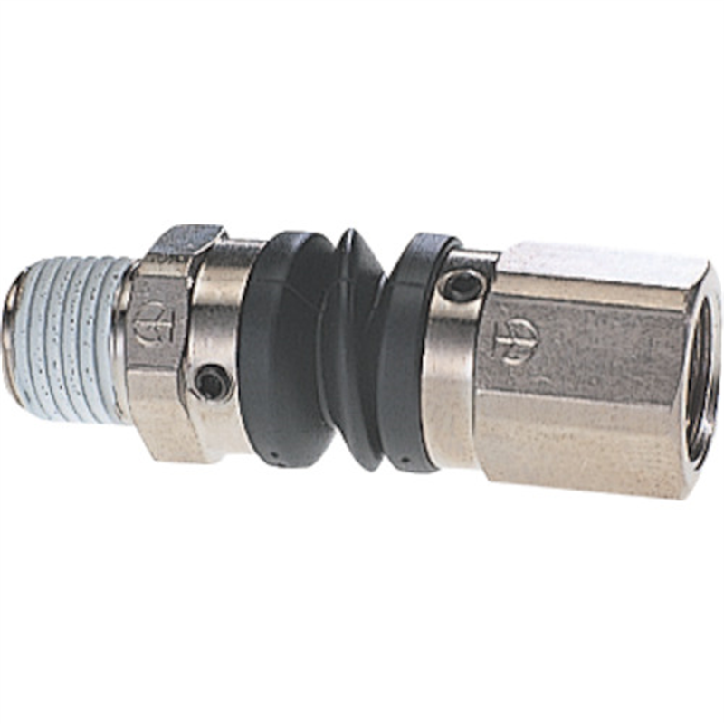 チヨダ 金属カップリング フリーアングルFMタイプ G1/4 R1/4 1個（ご注文単位1個）【直送品】