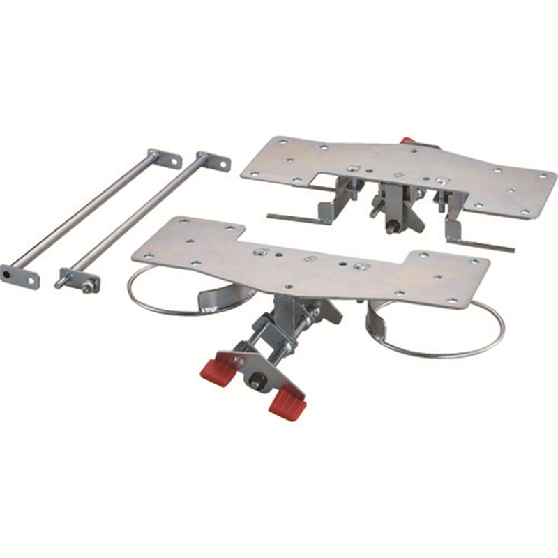 TRUSCO プレス製台車 ドンキーカート用リング式ストッパー 自在2輪固定2輪用 1台（ご注文単位1台）【直送品】