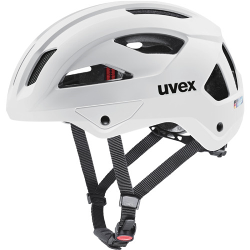 UVEX 自転車ヘルメット uvex stride ホワイトマット 56-59 1個（ご注文単位1個）【直送品】