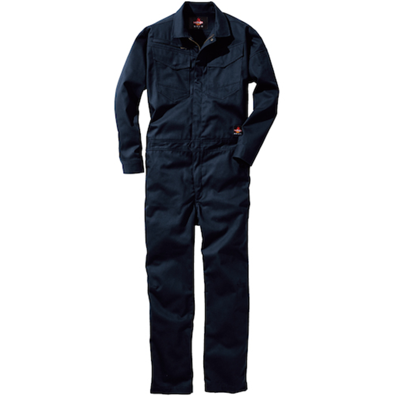HOOH 難燃ツナギ 4L ネイビー 1着（ご注文単位1着）【直送品】