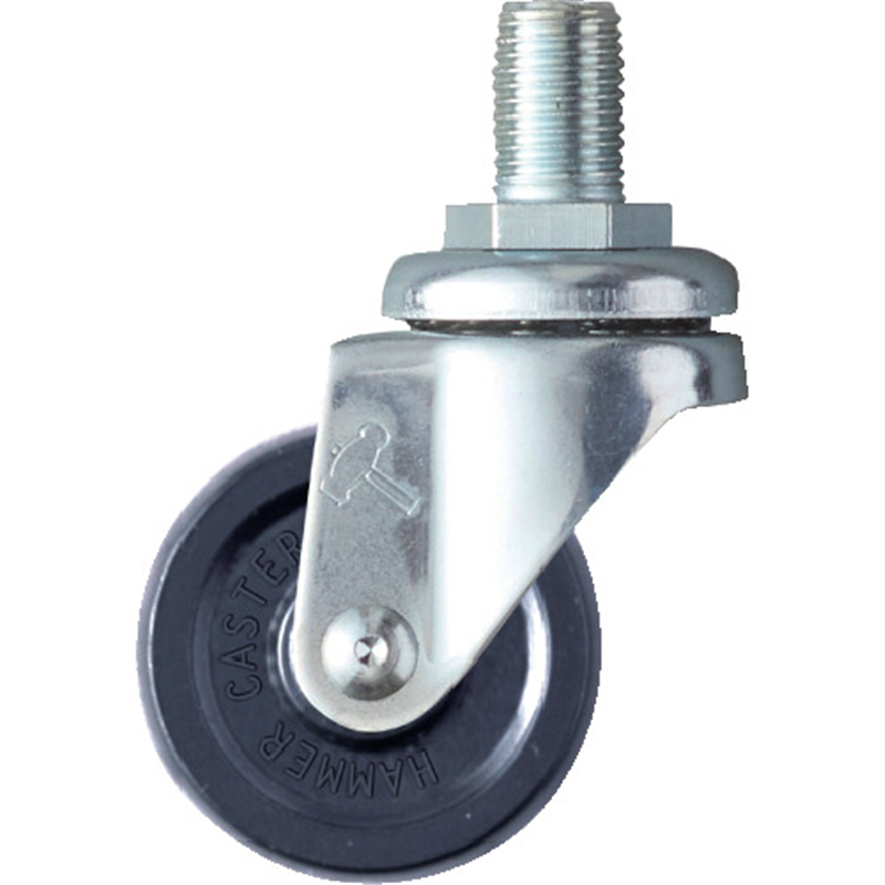 ハンマー Aシリーズ ねじ込み 自在 UNF3/8 エラストマー車 32mm 1個（ご注文単位1個）【直送品】