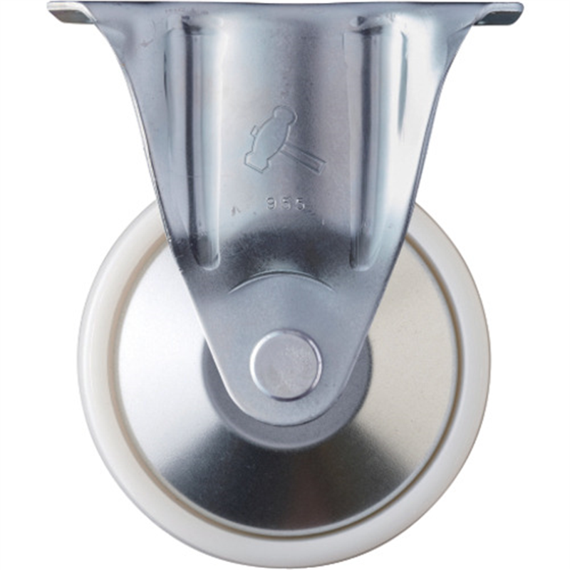 ハンマー 固定式ナイロン車輪(ラジアルボールベアリング)125mm 1個（ご注文単位1個）【直送品】