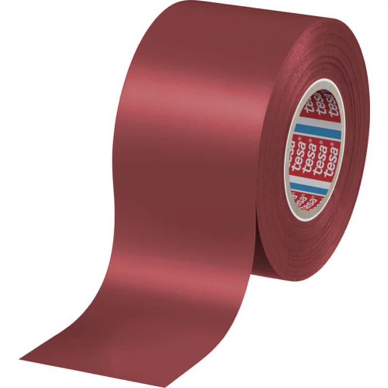 tesa 電気絶縁用ビニールテープ 50mm×20m 赤 1巻（ご注文単位1巻）【直送品】