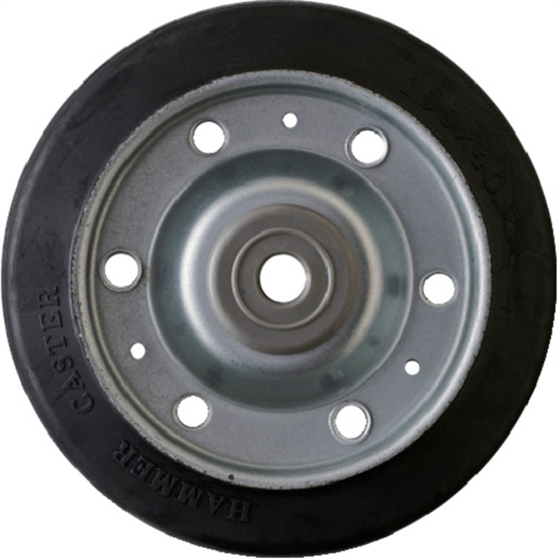 ハンマー S型 ゴム車 150mm 車輪のみ 1個（ご注文単位1個）【直送品】