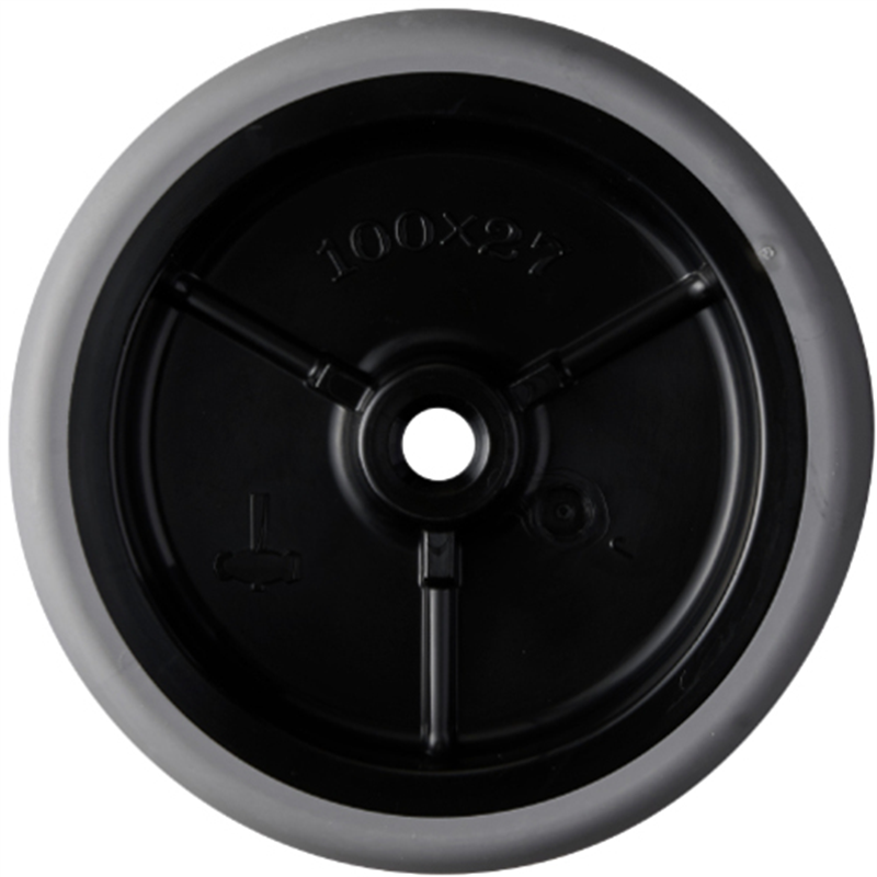 ハンマー E型エラストマー車輪 100mm 1個（ご注文単位1個）【直送品】