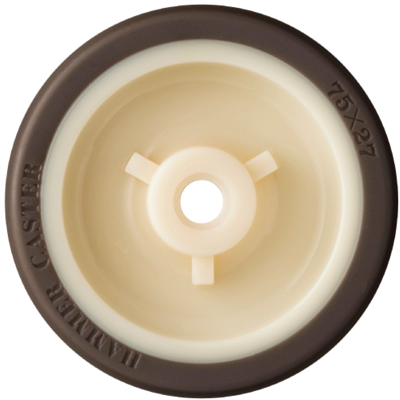 ハンマー G型ウレタン車輪 75mm 1個（ご注文単位1個）【直送品】