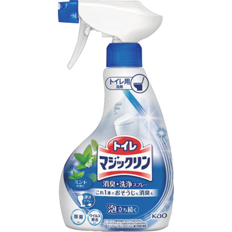 Kao トイレマジックリン消臭・洗浄スプレー ミントの香り 本体 350ml 1個（ご注文単位1個）【直送品】