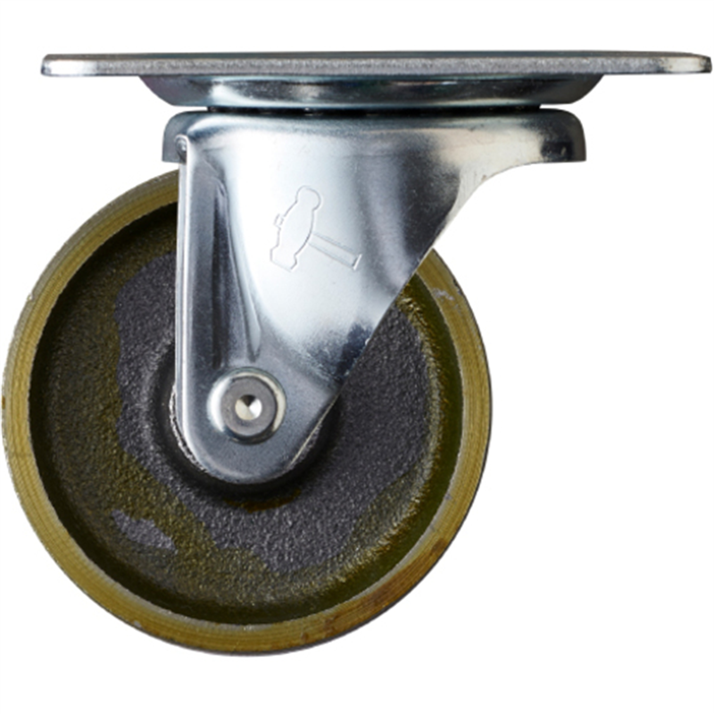 ハンマー プレート式キャスター 自在 車輪径75mm イモノ車輪 1個（ご注文単位1個）【直送品】