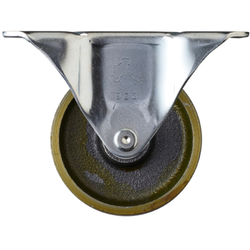 ハンマー プレート式キャスター 固定 車輪径75mm イモノ車輪 1個（ご注文単位1個）【直送品】