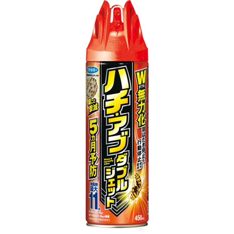 フマキラー ハチ・アブダブルジェット450ml N 1本（ご注文単位1本）【直送品】