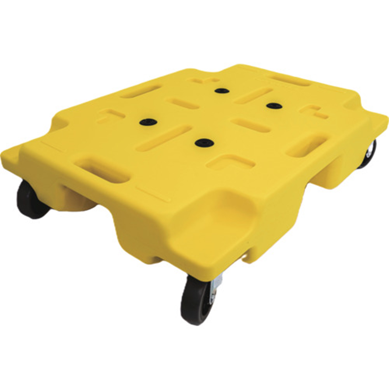 エクソム スタッキング式平台車 カサネル 4560F(イエロー) 600×450 1台（ご注文単位1台）【直送品】