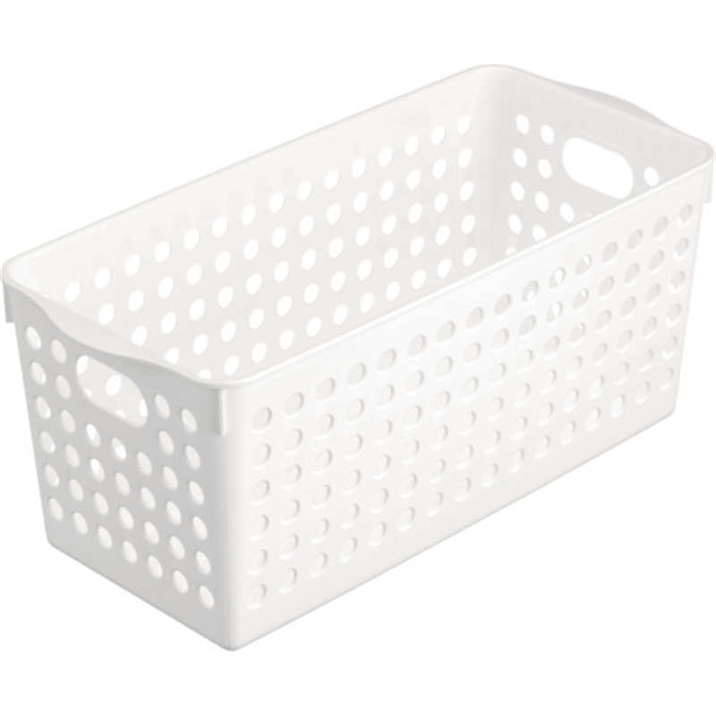 inomata ストックバスケット スリム ホワイト 1個（ご注文単位1個）【直送品】