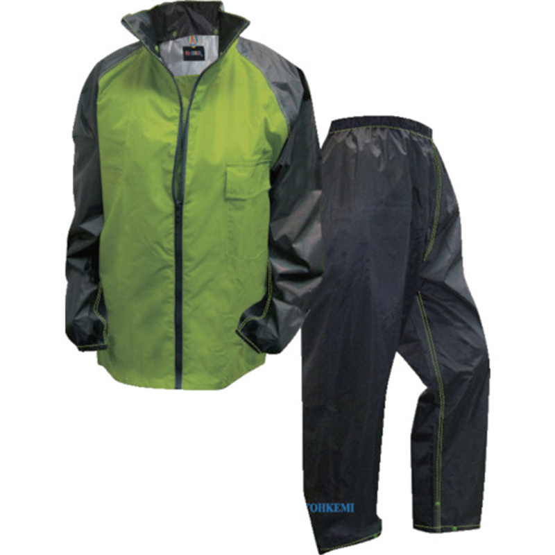 トオケミ CSワンダーレインスーツ ライムLL 1枚（ご注文単位1枚）【直送品】