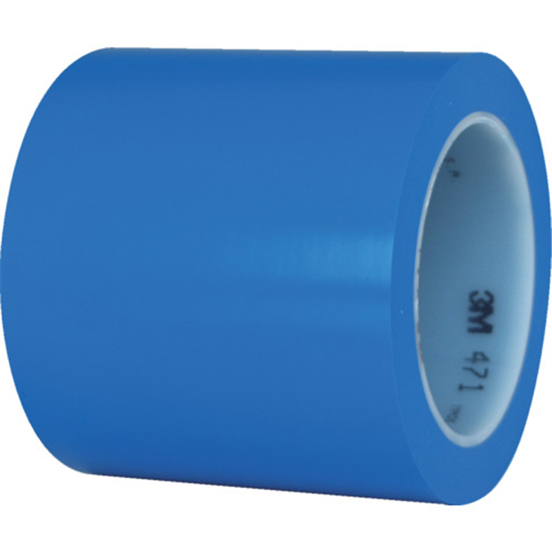 3M 高機能ラインテープ 471 BLU 100mm×32m 1巻（ご注文単位1巻）【直送品】
