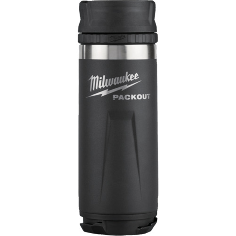 milwaukee PACKOUT 真空マグフタ付きボトル ブラック(S・530mL) 1個（ご注文単位1個）【直送品】