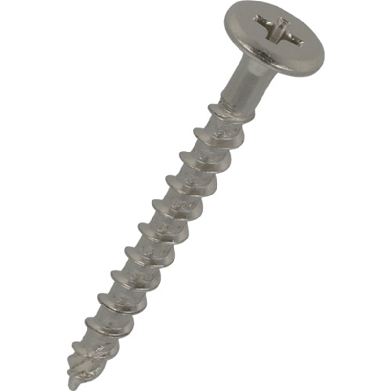 YAHATA 超低頭木割れ解消ビス(中) 4.0X38 ニッケルめっき (34個入) 1パック（ご注文単位1パック）【直送品】