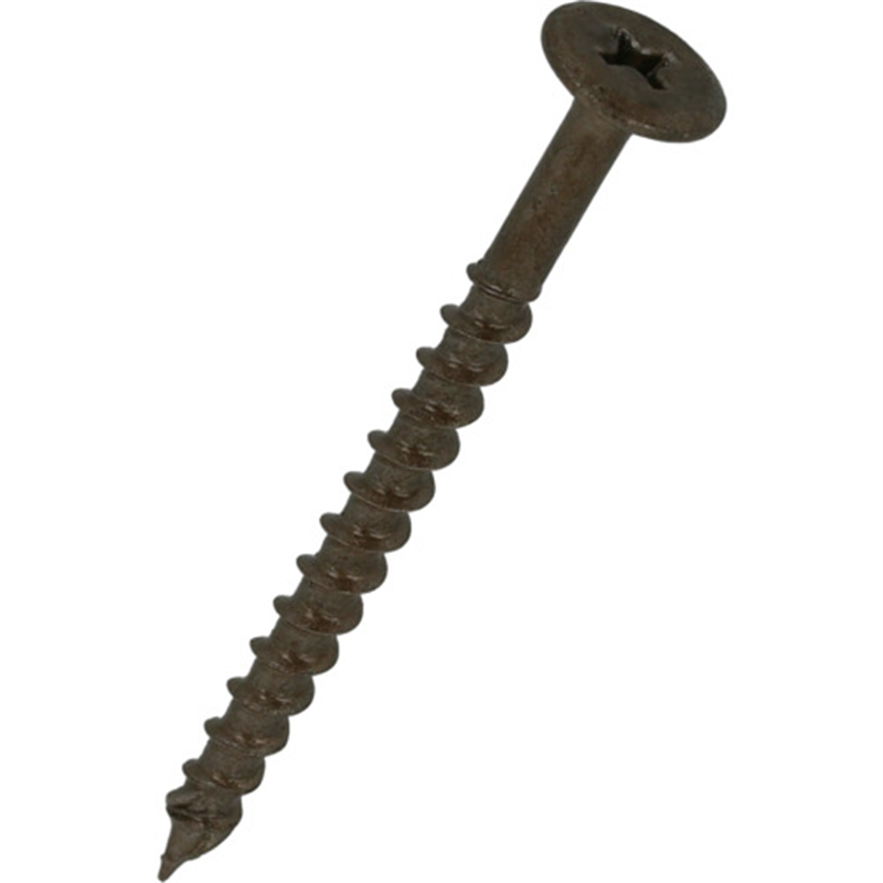 YAHATA 超低頭木割れ解消ビス(中) 4.0X50 ラスパートブロンズ (24個入) 1パック（ご注文単位1パック）【直送品】