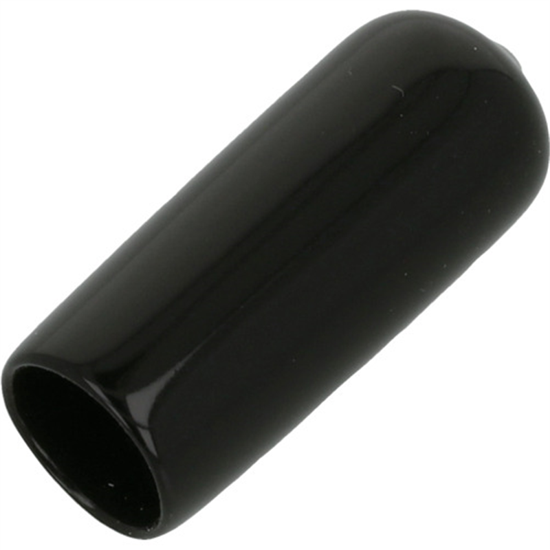 YAHATA 先端キャップ 12X30 黒 [2個入] 1パック（ご注文単位1パック）【直送品】