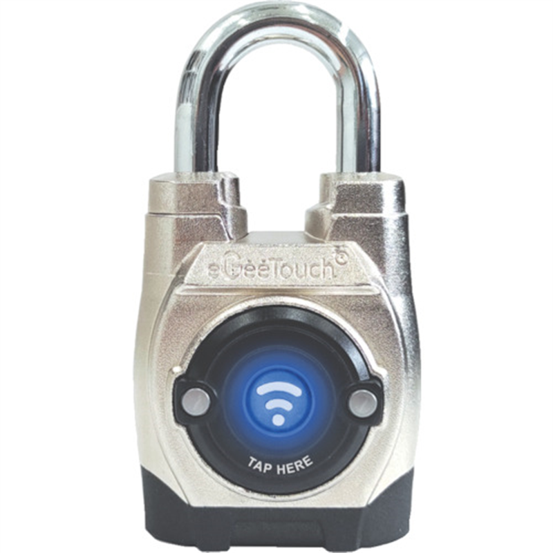 JSBTECH 防じん・防水スマート南京錠eGeeTouch第5世代 IP66(ショートシャックル)5-02501-84日本語パッケージ 1個（ご注文単位1個）【直送品】