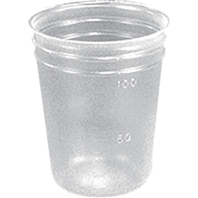 AS ディスポカップ100mL目盛付き 1個（ご注文単位1個）【直送品】