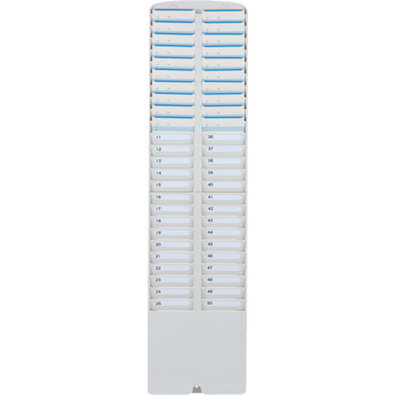 アマノ タイムカードラック 50S-W 1本（ご注文単位1本）【直送品】