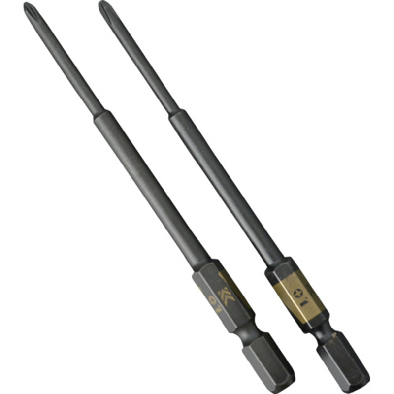 フジ矢 電動ドライバー用段付ビット (黒金・2本組)+1×100mm 1個（ご注文単位1個）【直送品】