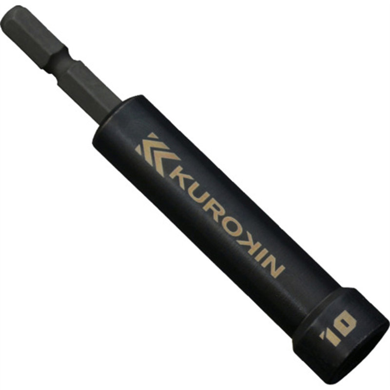 フジ矢 セミロングソケット(黒金)H10×90 1本（ご注文単位1本）【直送品】