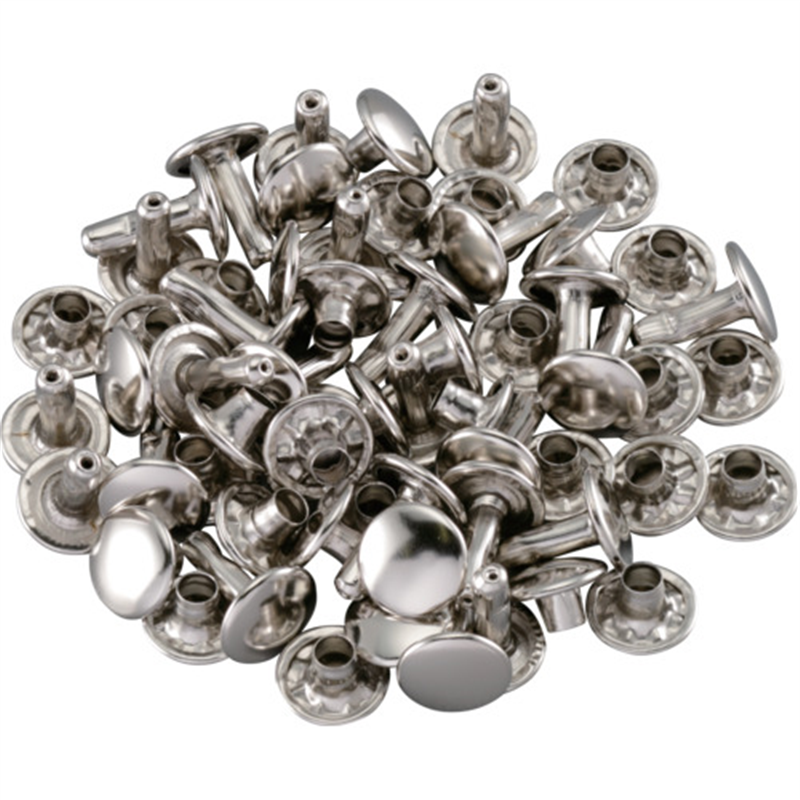 ファミリーツール 大カシメ ニッケルメッキ 30組入 1パック（ご注文単位1パック）【直送品】