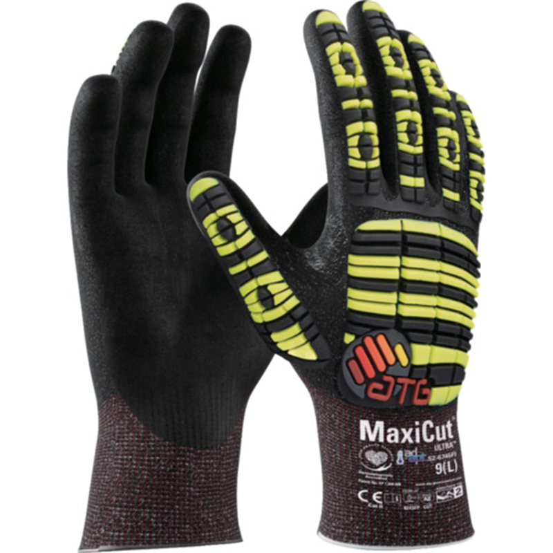 エーティージー 耐切創・耐衝撃手袋 マキシカット・ウルトラ 52-6745FI Lサイズ 1双（ご注文単位1双）【直送品】