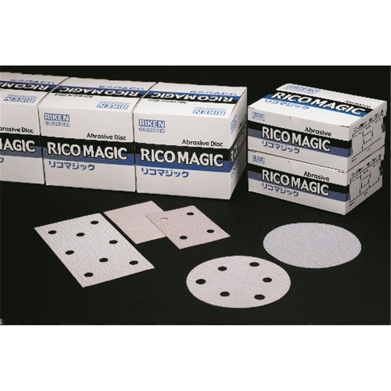 理研コランダム リコマジック マジックペーパー 穴なし 125パイ #100 1枚（ご注文単位100枚）【直送品】