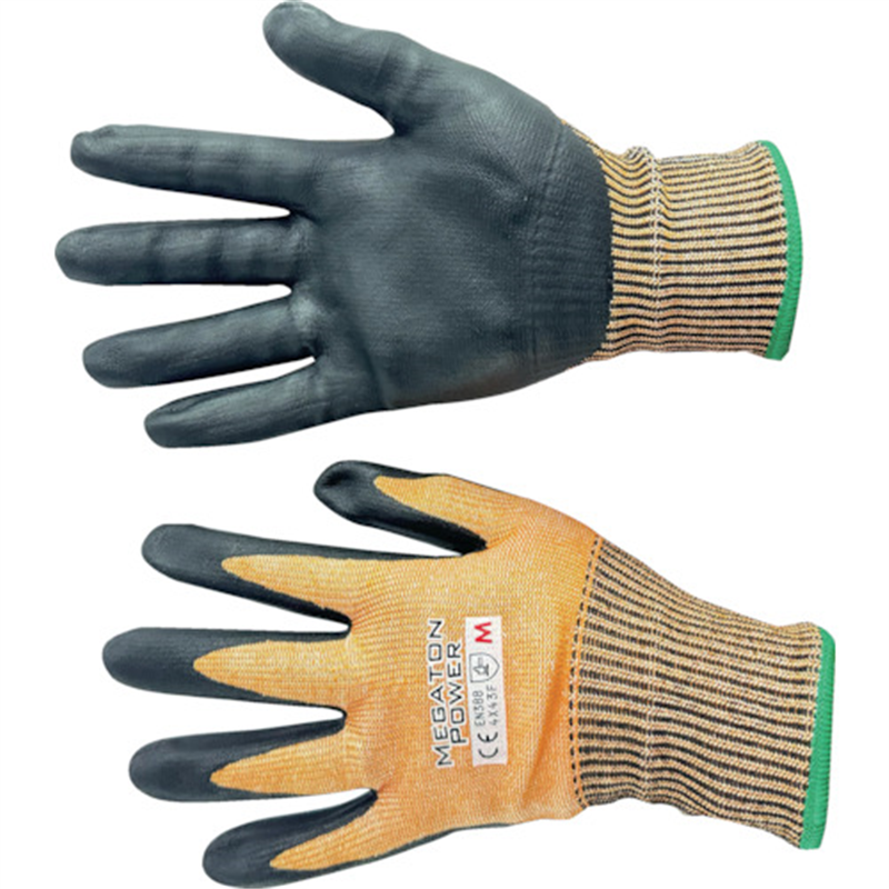 富士手袋 メガトンパワー耐切創(Fレベル) 1双（ご注文単位1双）【直送品】