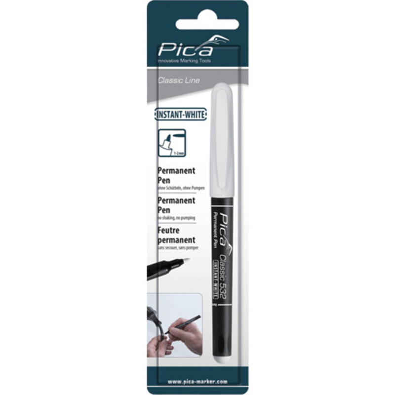 ピカマーカー インスタントペンClassic 白(細字) 1本（ご注文単位1本）【直送品】