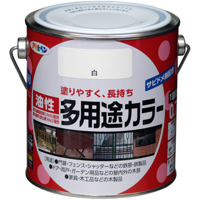 アサヒペン 油性多用途カラー 0.7L ベージュ 1缶（ご注文単位1缶）【直送品】
