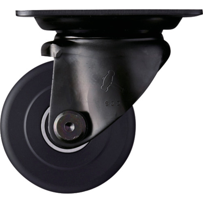 ハンマー 低床式重荷重用キャスター 自在 車輪径75mm MCナイロン車輪(ラジアルボールベアリング) 1個（ご注文単位1個）【直送品】