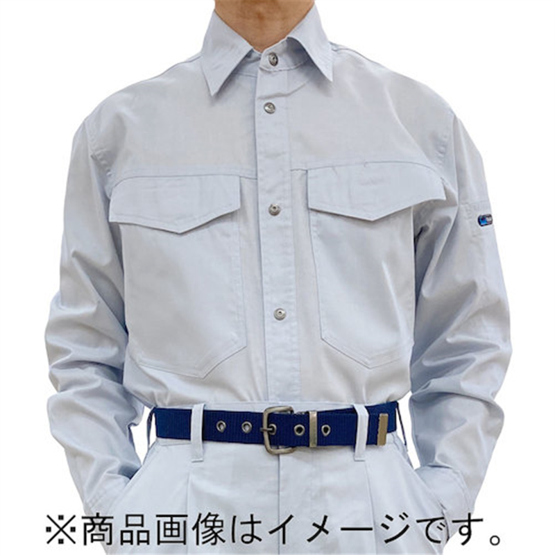 TEAGLES 5431 CVC綿混長袖シャツ アースグリーンM 1枚（ご注文単位1枚）【直送品】