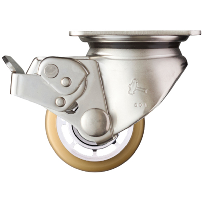 ハンマー SUS 低床式重荷重用 自在 SP付 ウレタンB車65mm 1個（ご注文単位1個）【直送品】