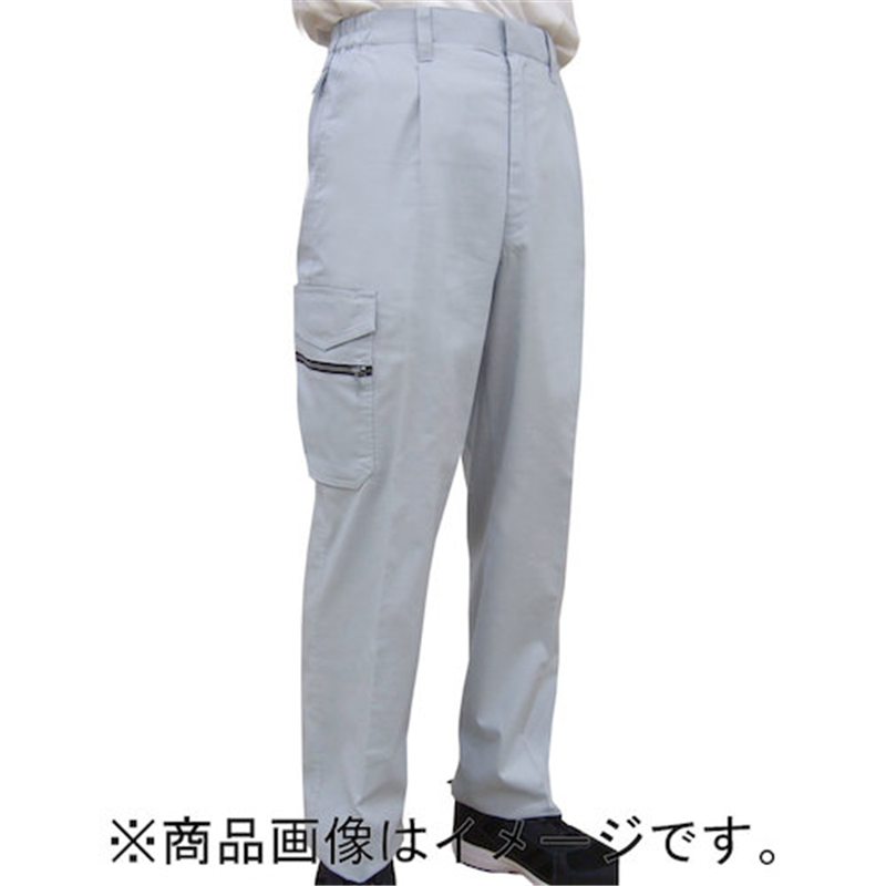 TEAGLES 5461 CVC綿混カーゴパンツ アースグリーン L 1枚（ご注文単位1枚）【直送品】