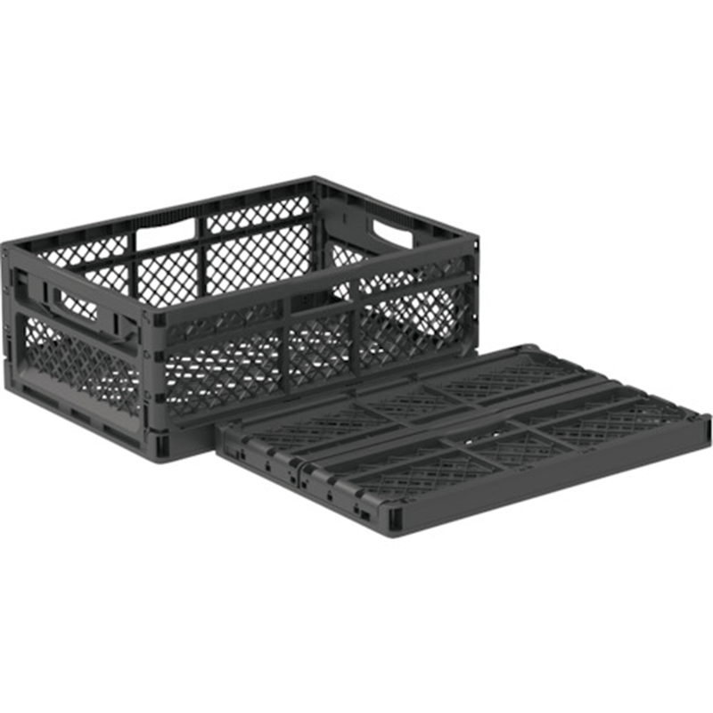 E-CON 折りたたみコンテナー 561300 ホームオリコン S30M ブラック 1個（ご注文単位1個）【直送品】