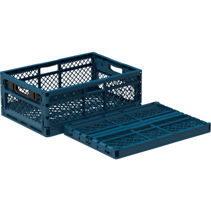 E-CON 折りたたみコンテナー 561300 ホームオリコン S30M ブルー 1個（ご注文単位1個）【直送品】