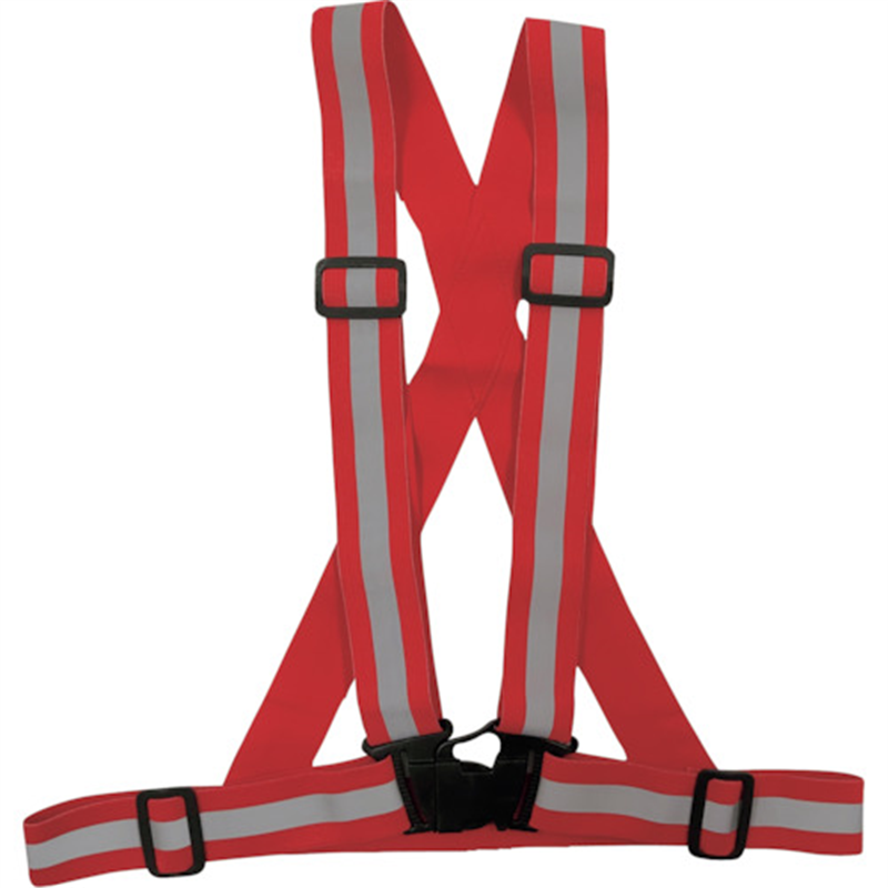 ミズケイ 伸縮タスキ型ベスト レッド 1枚（ご注文単位1枚）【直送品】