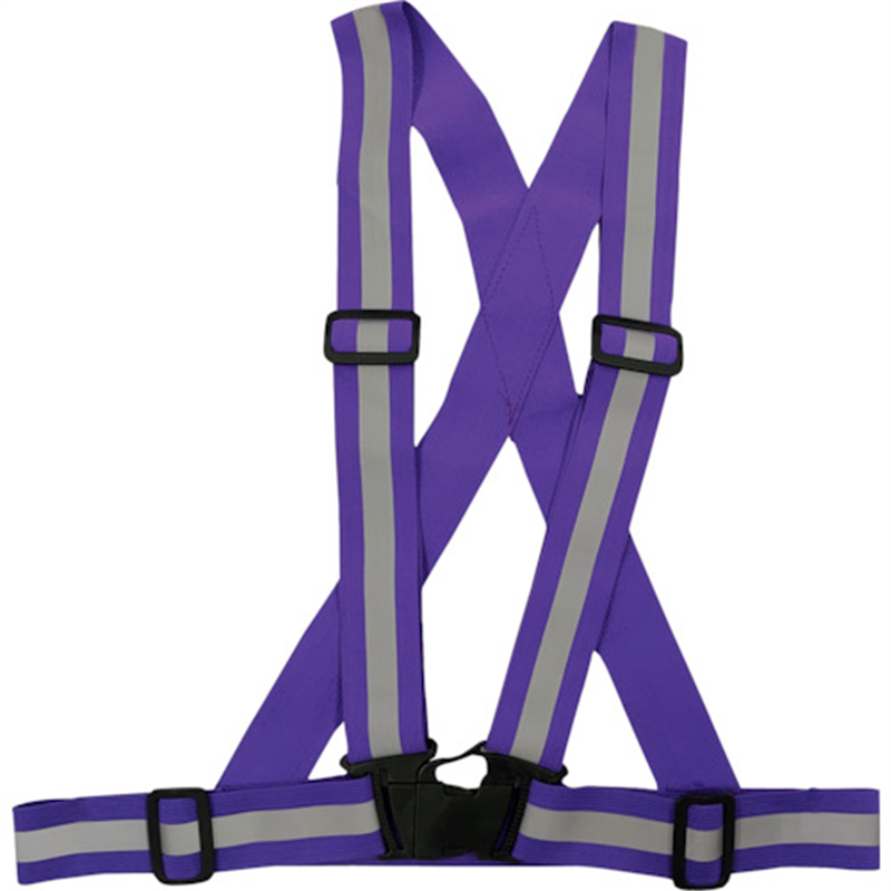ミズケイ 伸縮タスキ型ベスト パープル 1枚（ご注文単位1枚）【直送品】