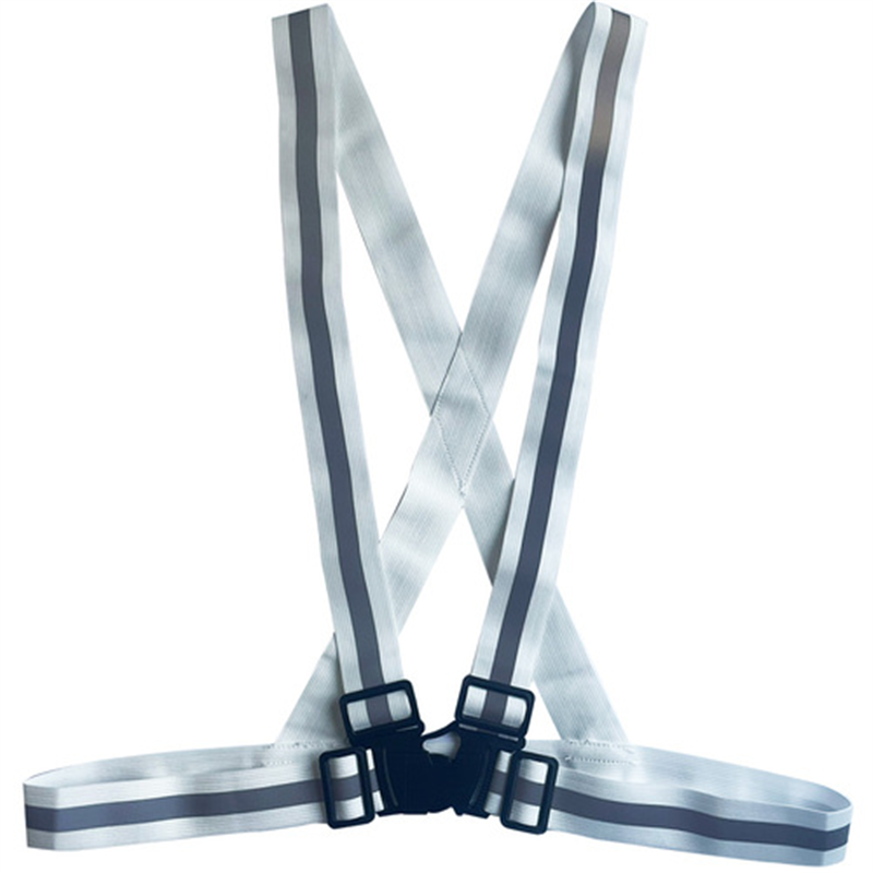 ミズケイ 伸縮タスキ型ベスト ホワイト 1枚（ご注文単位1枚）【直送品】