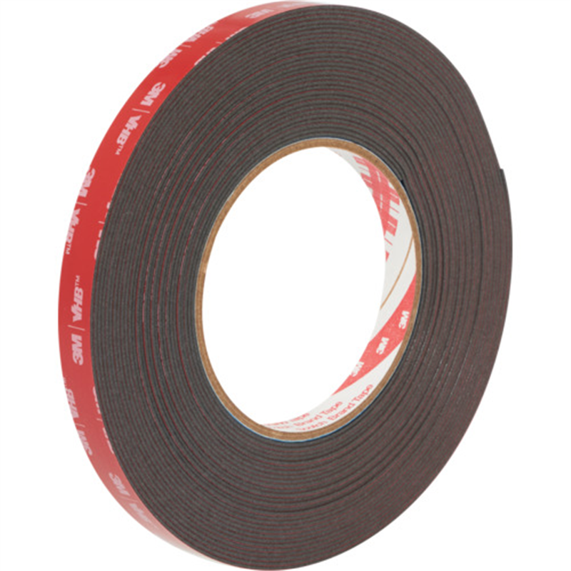 3M VHBテープ 5952 12mmX10m 粗面用・黒色タイプ 1巻（ご注文単位1巻）【直送品】