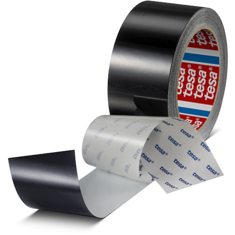 tesa 高耐久ラインテープ テサ60960 黒 50mm×20m 1巻（ご注文単位1巻）【直送品】