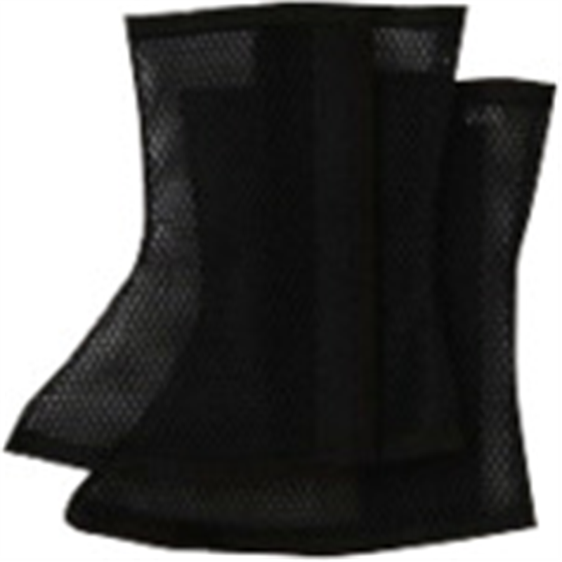 柏田 メッシュマジック式脚絆 黒 L 1足（ご注文単位1足）【直送品】