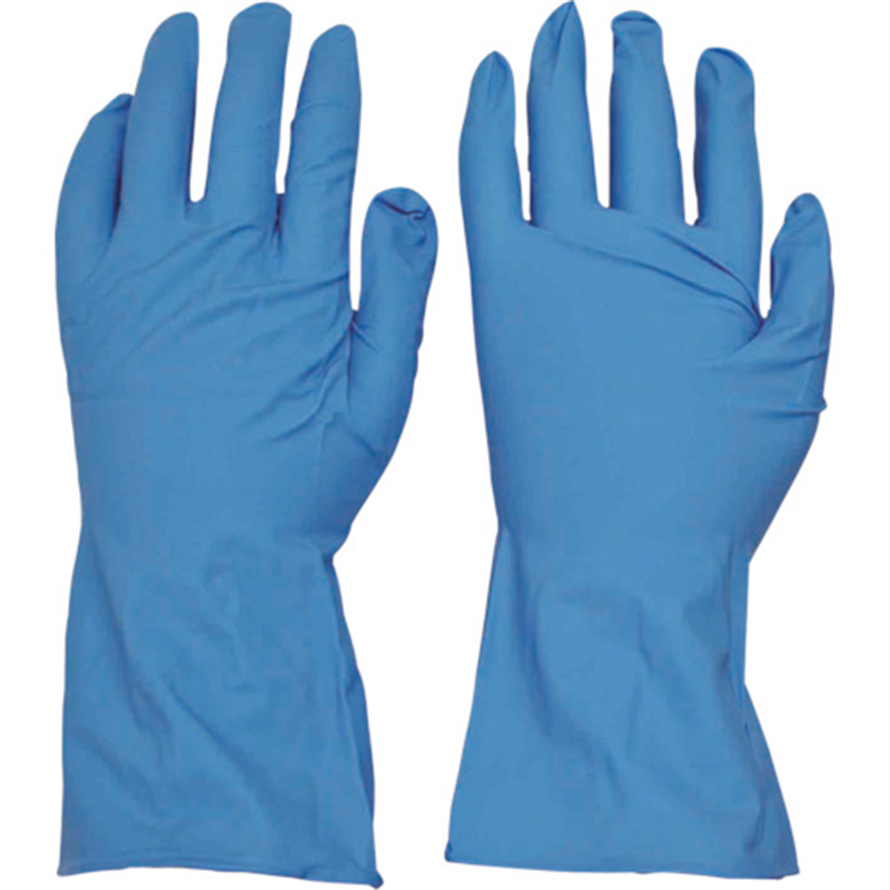 ダンロップ B-133 ニトリルゴムうす手 裏毛なし S ブルー 1双（ご注文単位1双）【直送品】