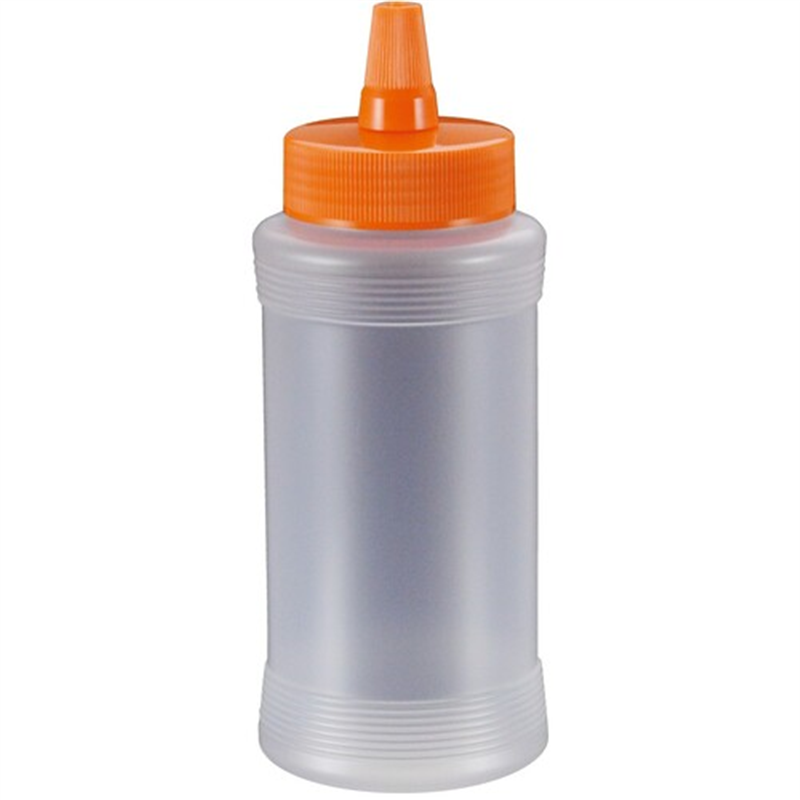 EBM ドレッシングボトル ネジキャップ式 HPP-470 470ml オレンジ 1個（ご注文単位1個）【直送品】