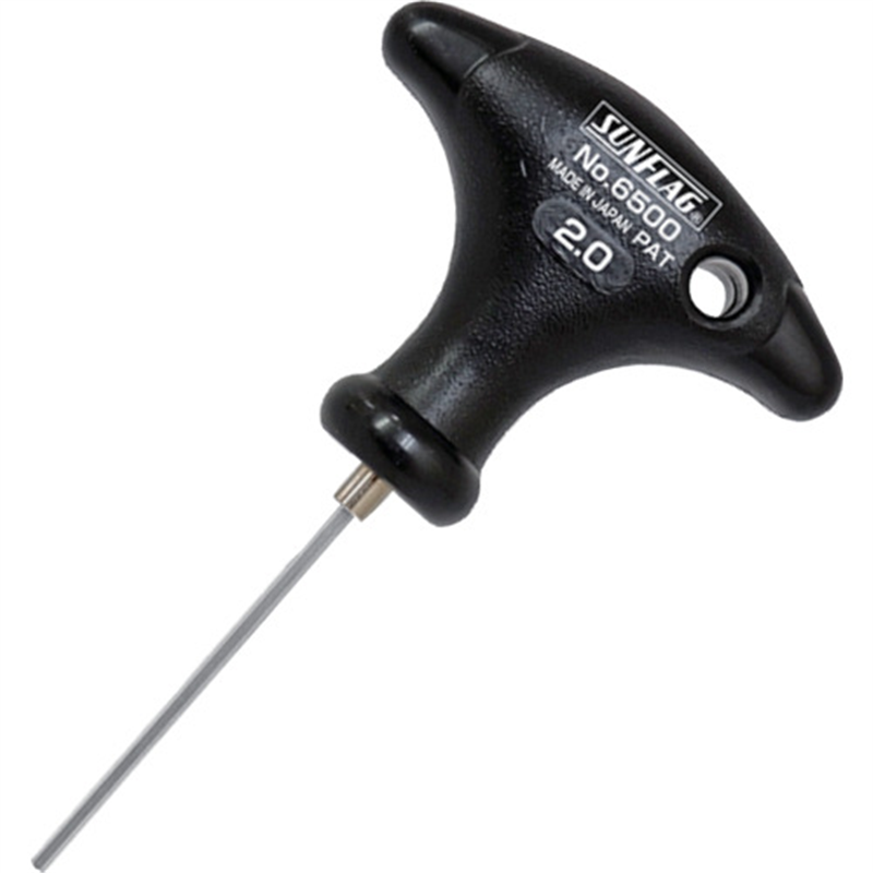 サンフラッグ TグリップHEXレンチ2.0 1本（ご注文単位1本）【直送品】